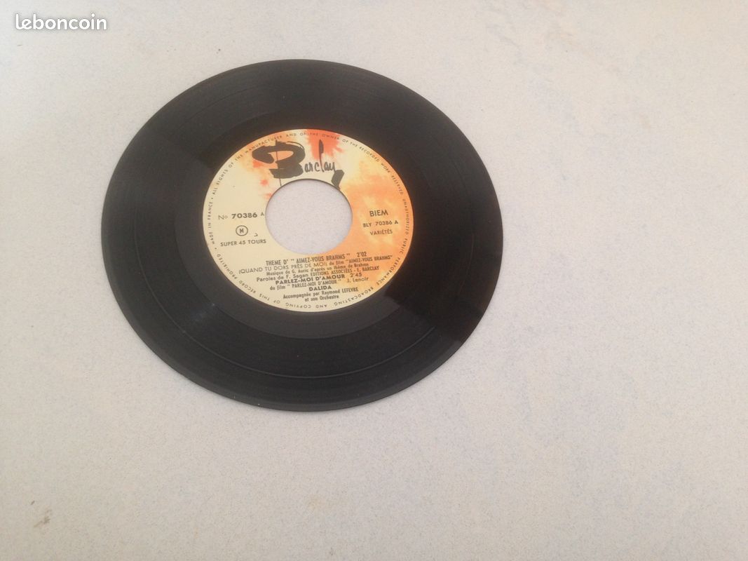 Disque 45T DALIDA (image 3)