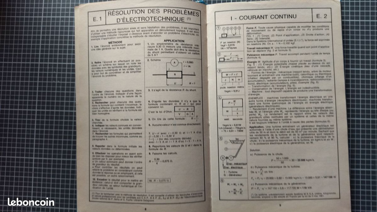 Livre Electricité appliquée de P. HEINY (image 3)