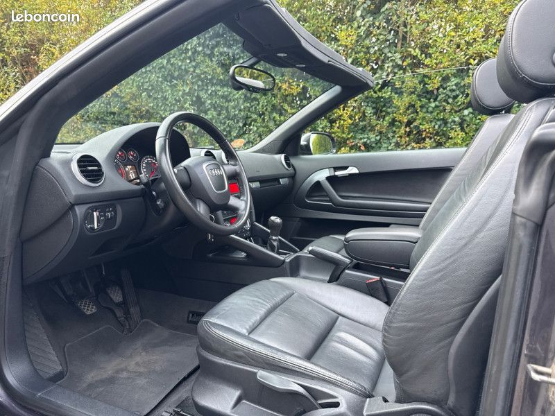 Audi A3 CABRIOLET 2.0 TDI 140CH AMBITION LUXE * 147.000KM * 1ERE MAIN * GARANTIE (image 13)