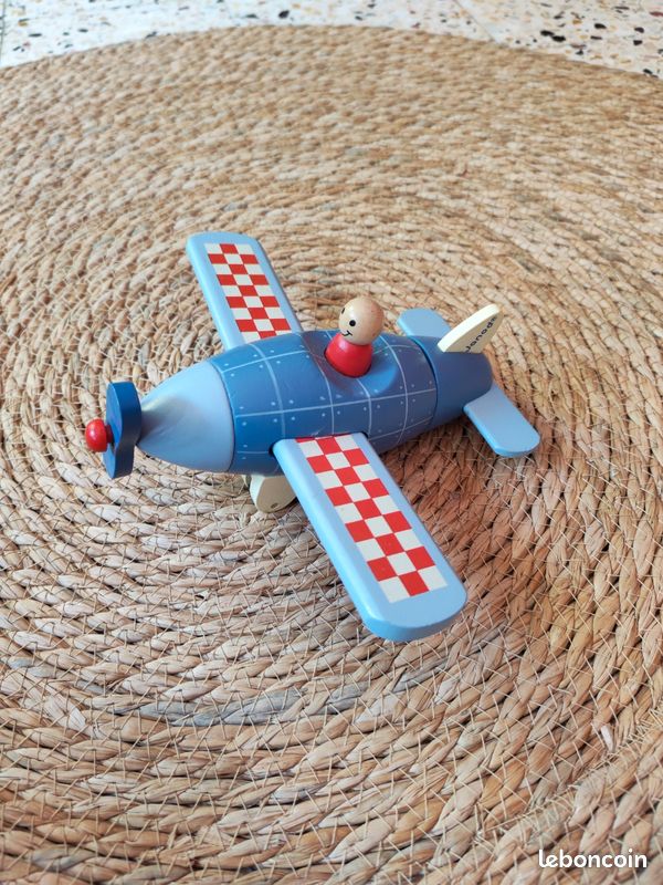 Avion en bois Janod enfant (image 1)