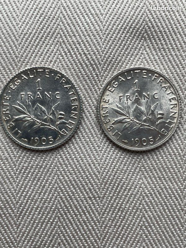 Pièces argent 1905 (image 2)