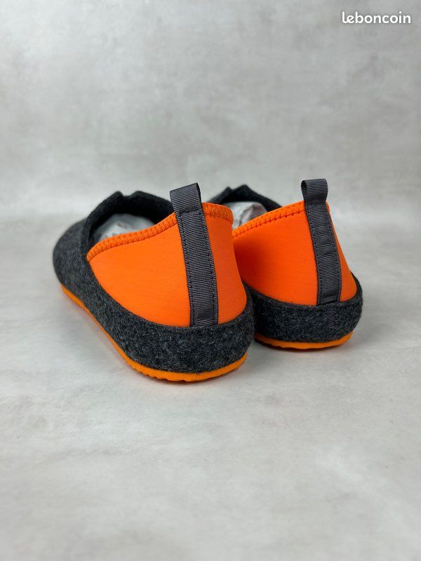 ✓ Chaussons Pharma Confort Zark gris/orange FEMME T41 – Neufs