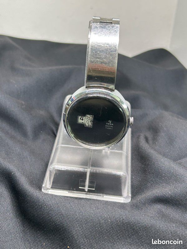 Montre YEMA Mécanique à Remontage Manuel – Boîtier & Bracelet Acier – Argent – Pour Femme/fille