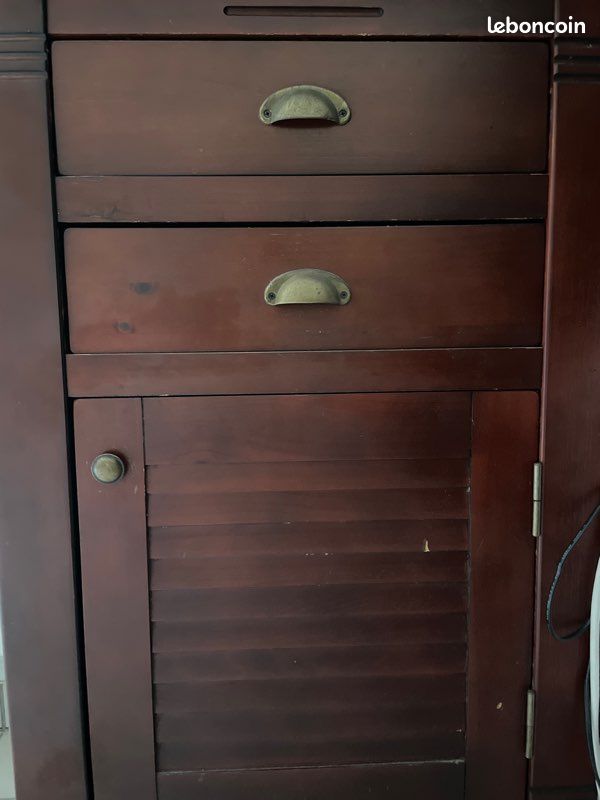 Buffet acajou massif style colonial (image 6)
