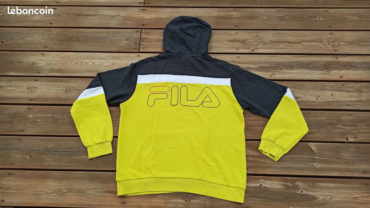 Capuche Fila Homme Jaune Sweat Fila Jaune Homme Hotsell