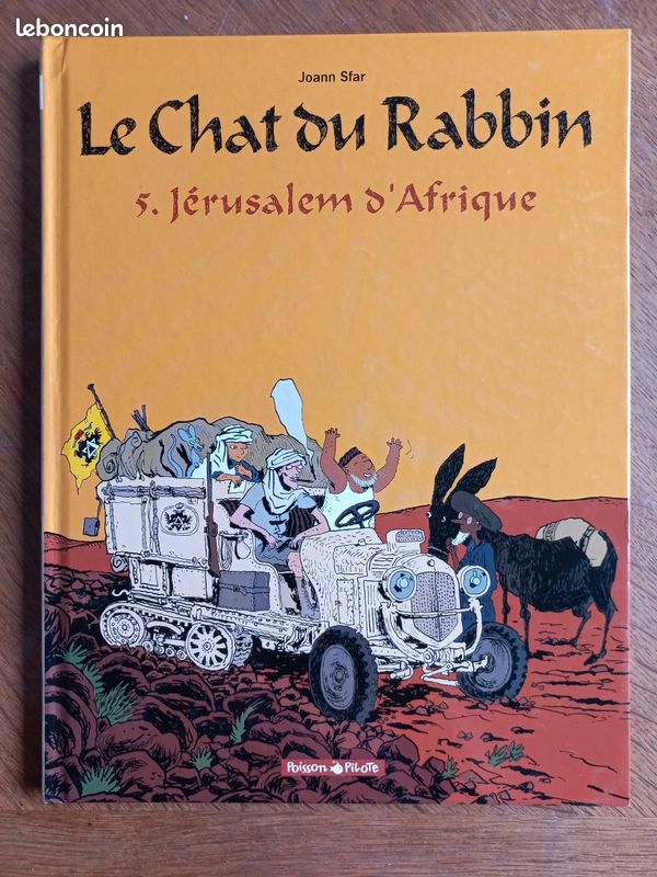 Joann Sfar, le chat du rabbin 5, Jérusalem d'Afrique, première édition 2006 (image 1)