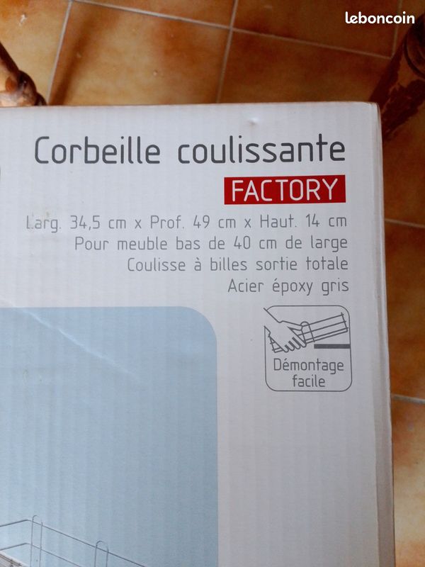 Panier coulissante cuisine (image 2)