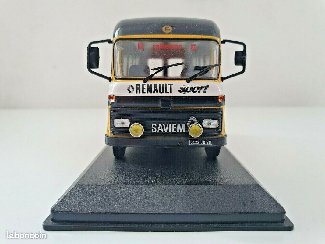 Modèle Réduit 1:43 Saviem SB2 Long Renault Sport 1978 - Véhicule Assistance Rallye - Occasion