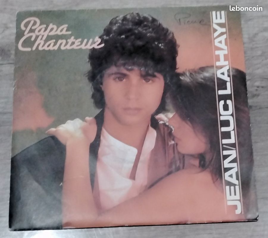 Vinyle 45 Tours 2 Titres Jean-Luc Lahaye Papa Chanteur (image 1)