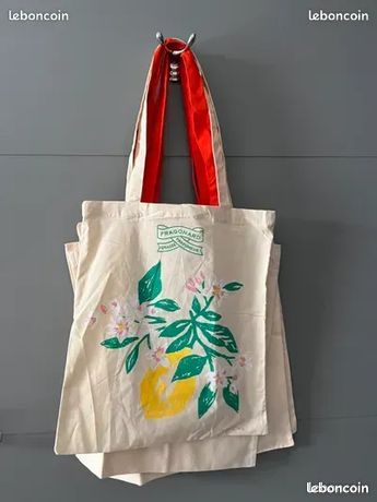 Cabas Fragonard Fleur D'oranger 2025 – Shopper Tote En Toile Enduite