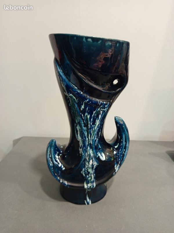 Vase, en céramique , Vintage, 60/70, de Style Vallauris (image 2)