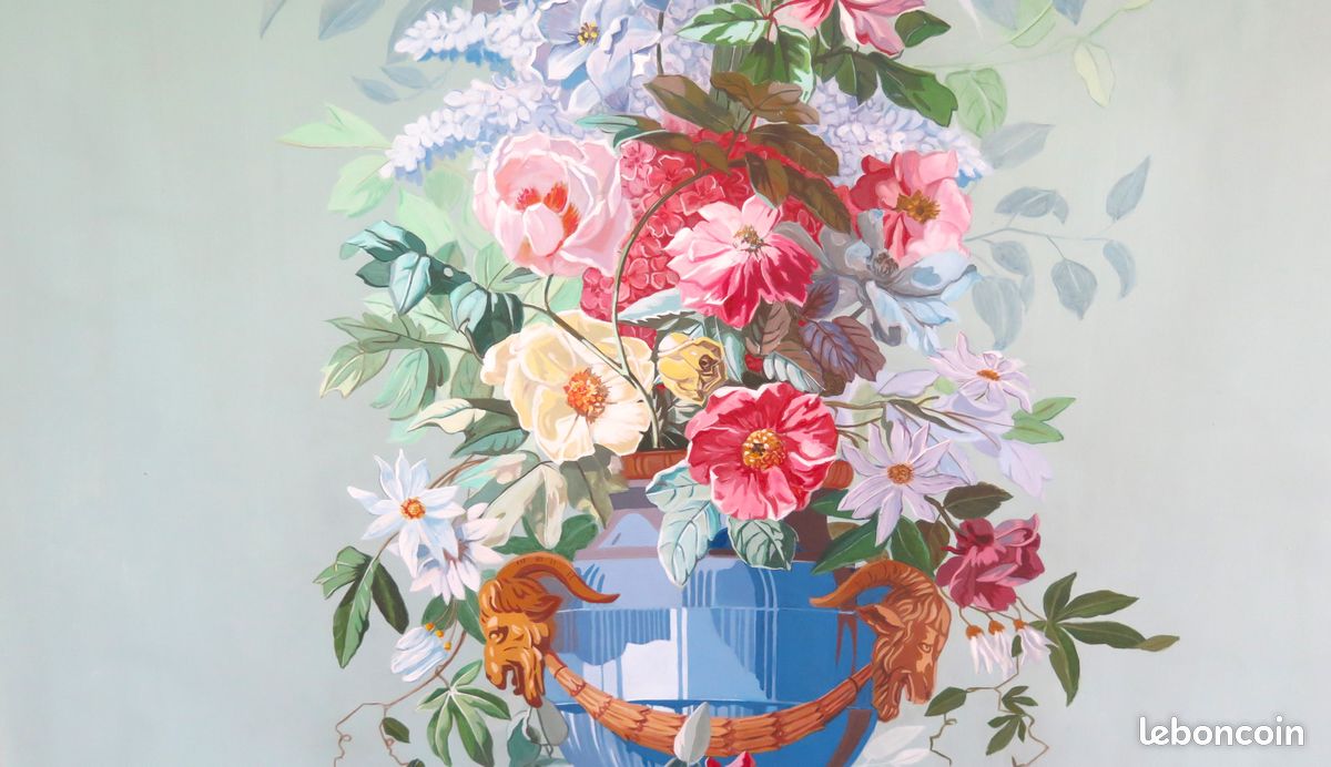 (BA) Tableau, Panneau décoratif, trompe l'oeil, papier peint (image 4)