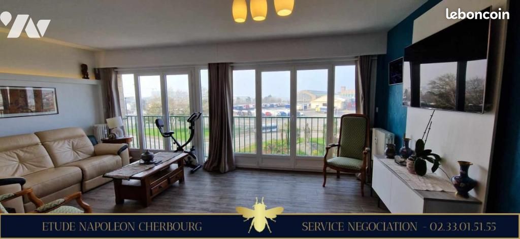 Appartement 3 pièces 77 m² · à Cherbourg-en-Cotentin · 77 m² · 289 000 €