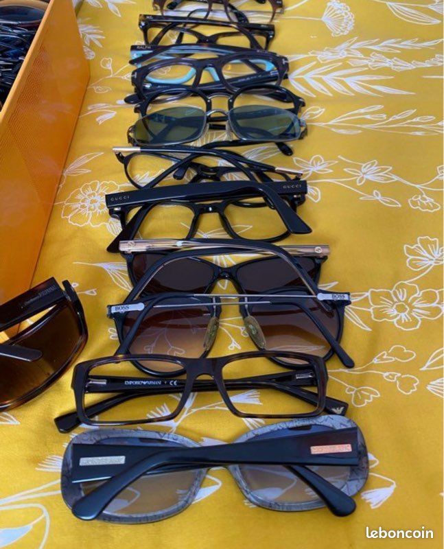 Gros Lot De 88 Montures De Lunettes Vintage - Années 60 à 90, Plastique Et Métal