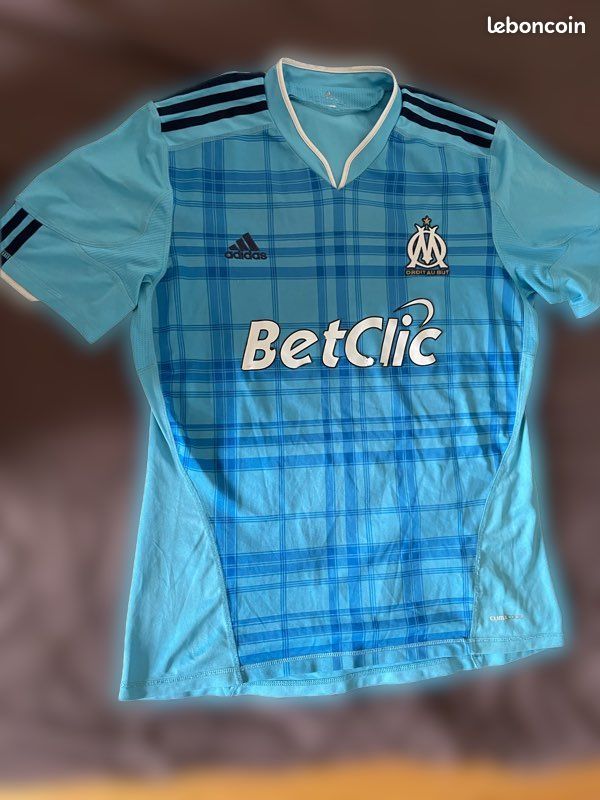 Maillot foot vintage Olympique de Marseille saison 2008-2009 floqué Niang - Vêtements