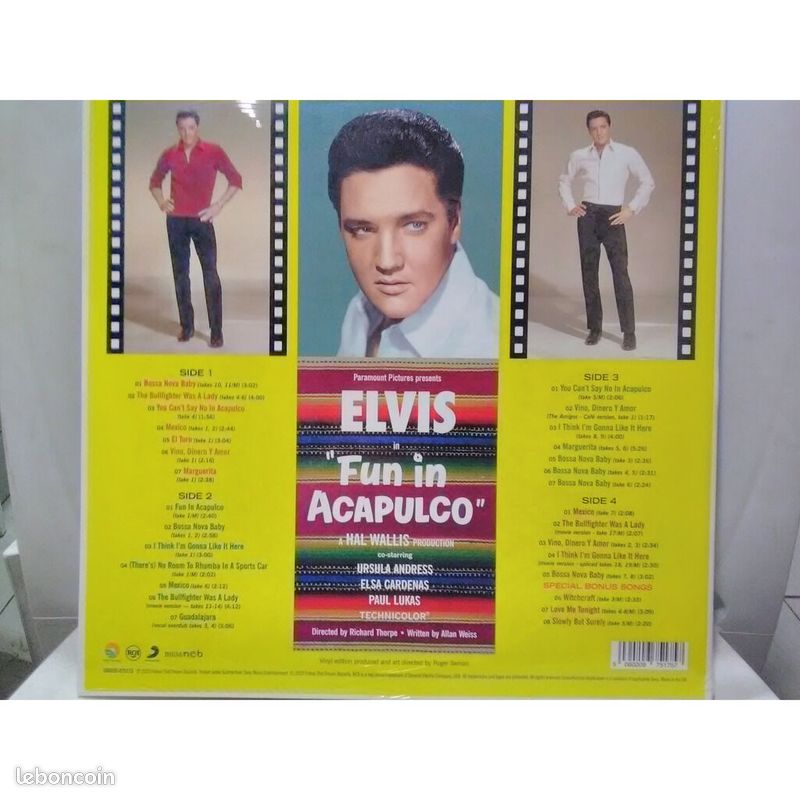 Elvis Presley fun in Acapulco 2 LP double album 46 outtakes et masters (image 2)