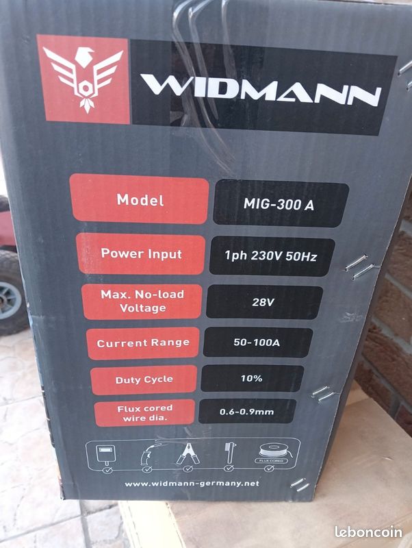 Poste à souder MIG 300 sans gaz (image 2)