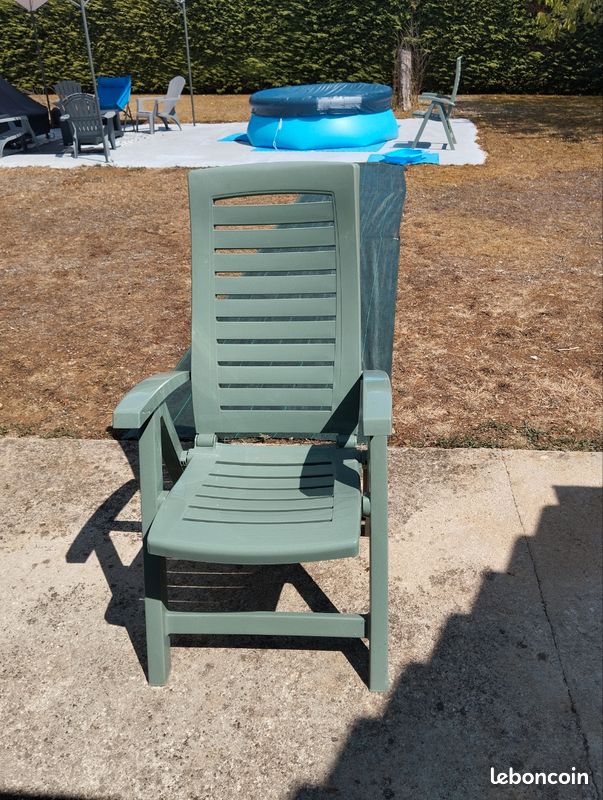 Vend un lot de 4 fauteuils multiposition (image 1)
