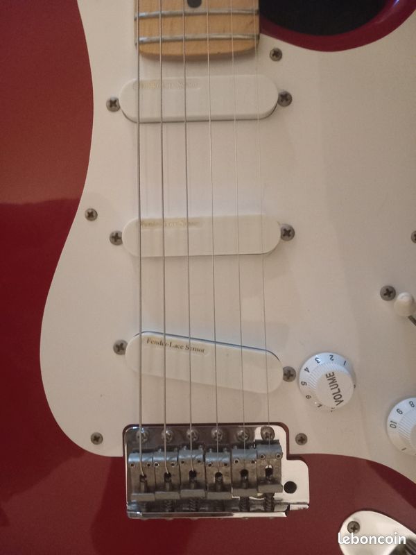 Fender Eric Clapton artist series stratocaster 1989 Torino Red (image 8)