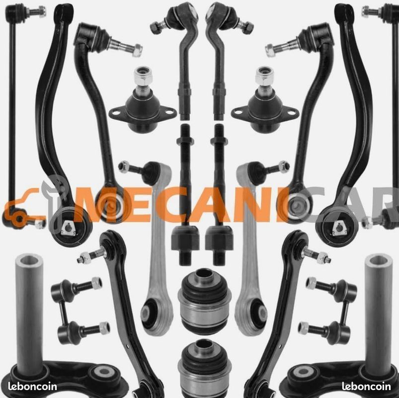 Outillage professionnel de précision - Kit suspension triangle bras rotule biellette 22 pièces avant arrière pour atelier (image 1)