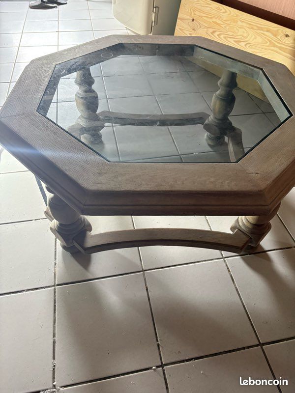 Table basse hexagonale (image 1)