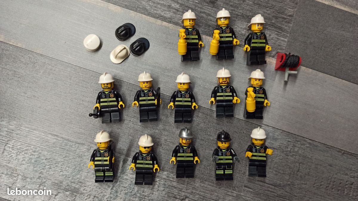 Lego Minifigs Pompiers (image 1)