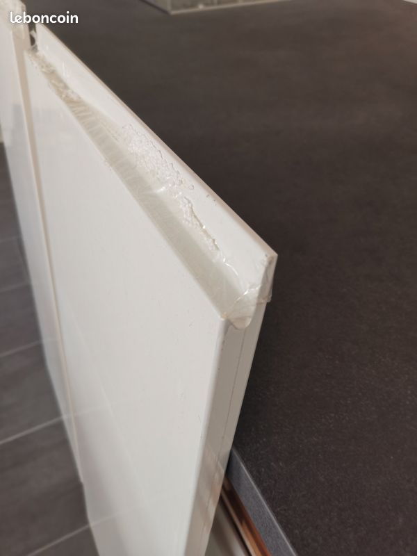 Porte cuisine aménagée garcinia neuve laqué blanche (image 2)