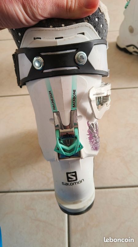 Chaussures ski Salomon Ouest acces cruise femme taille 24/24,5 (38 / 39) (image 4)