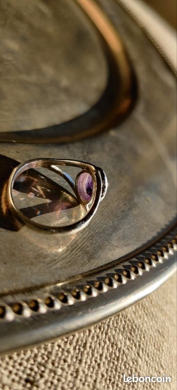 Améthyste bague T52 (image 5)
