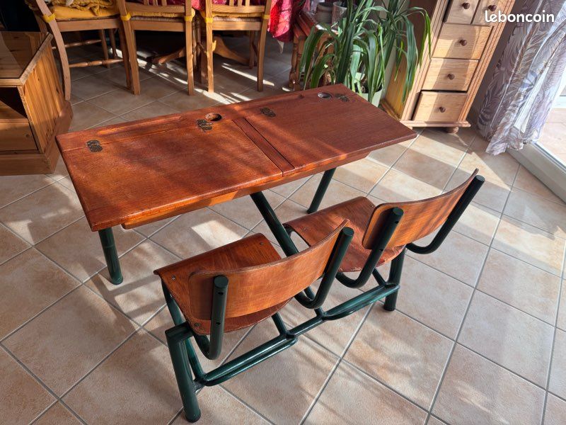 Table écoliers double (image 2)