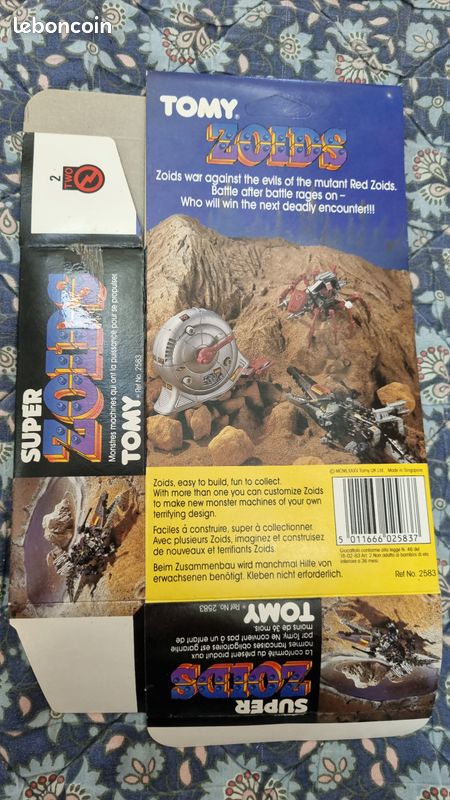 Zoids Trooper Zoid Vintage TOMY France 1983 - Fonctionnel Avec Notice