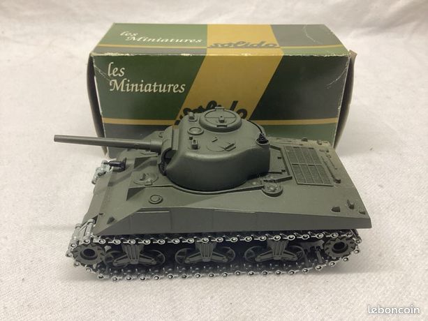 Char solido sherman M4A3 1/50 1972 - Véhicules militaria (11649649