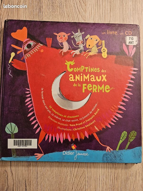 Livre comptines des animaux de la ferme (image 1)