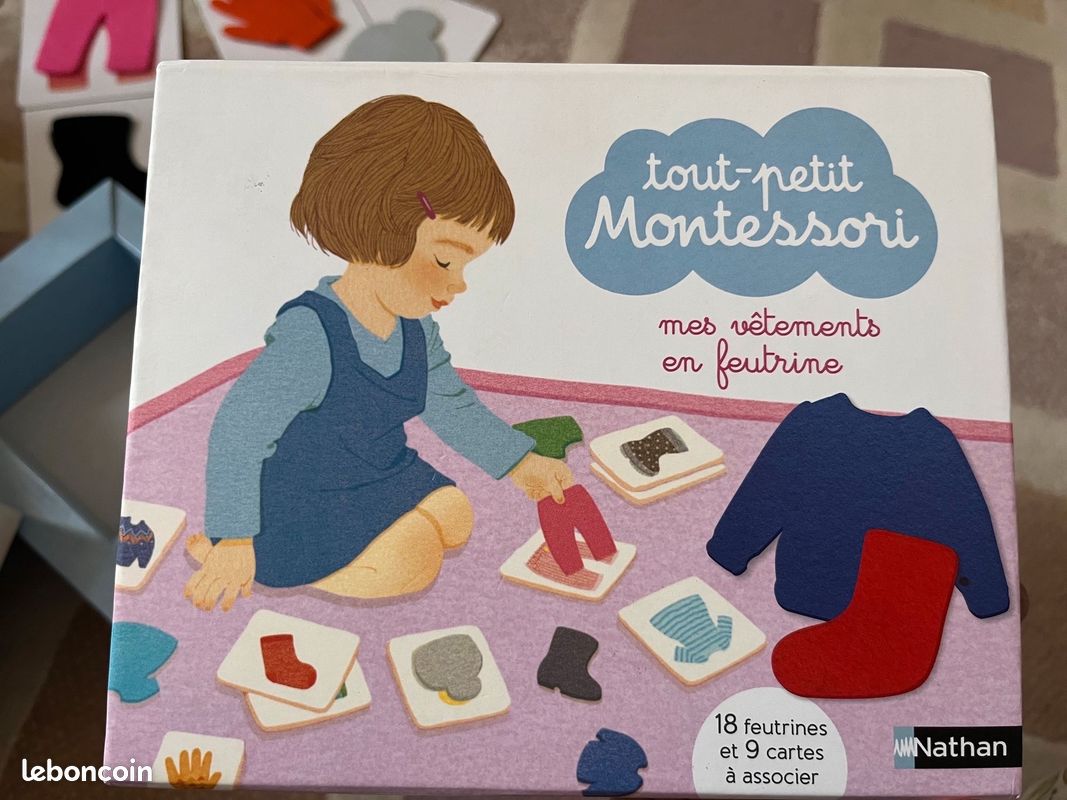 Nathan – Jeu Montessori « Mes vêtements en feutrine » – Dès 2 ans (image 5)