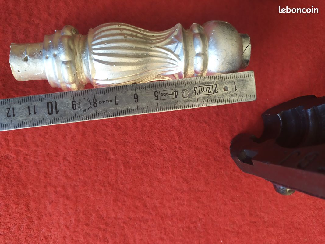 Rare moule à astragale ferronnerie d'art balustre XIX ème (image 7)