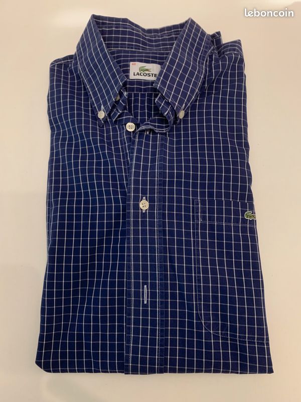 ZENTHACE Chemises en lin boutonnées à manches courtes et col basique polyvalent pour homme, bleu pâle