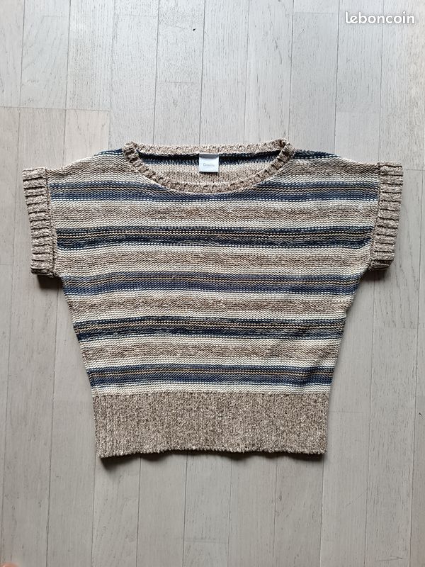 Pull mi-saison manches courtes (image 1)