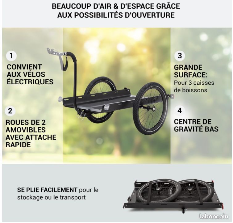Remorque Velo Klarfit Équipements vélos