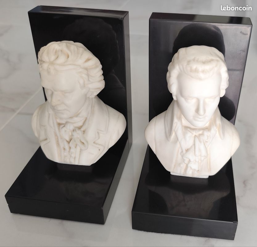 Serre-livres Beethoven et Mozart (image 1)