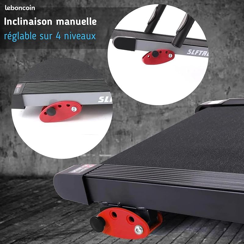 Serenelife Tapis De Course Pliable Inclinable – Écran LCD, Bluetooth, Programmes Ajustables, Pour Maison Et Bureau