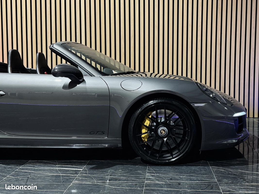 PORSCHE 911 CABRIOLET 991 (2) CARRERA 4 GTS Cabriolet 3.0 450 PDK 56KE D\'OPTIONS IMMAT FRANCE SUIVI PORSCHE (image 18)