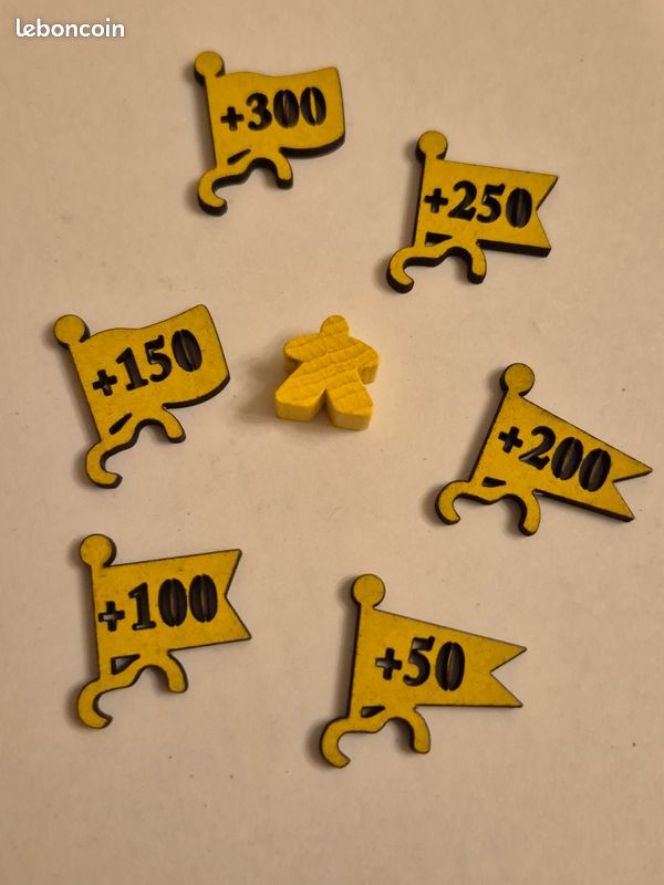 Meeple + Drapeau scoring Carcassonne (image 7)