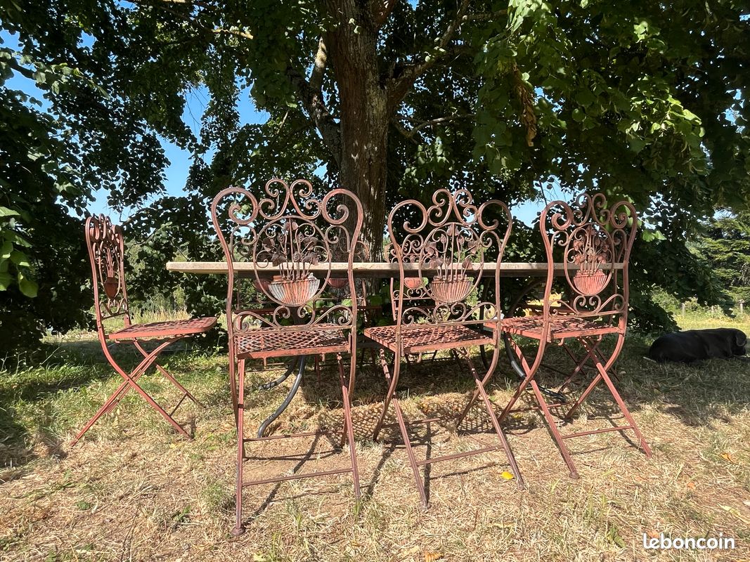 Chaises en métal pliante (image 3)