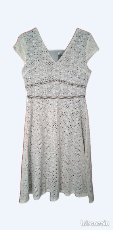 Robe t36 s blanc écru smash (image 1)