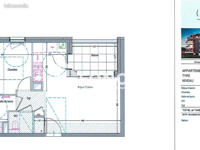 Appartement a louer thonon-les-bains - 2 pièce(s) - 42 m2 - Surfyn