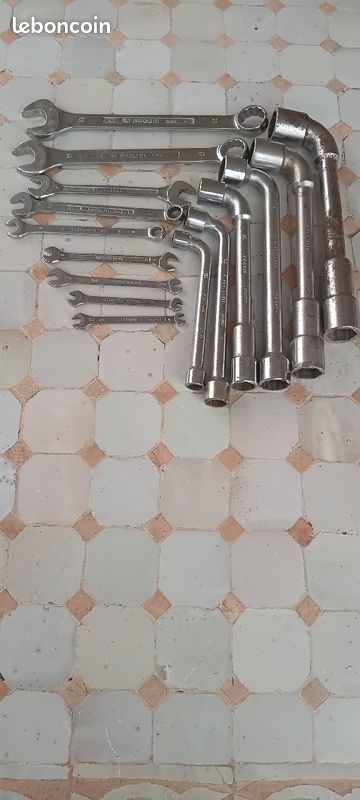 Clés à pipes, plates et oeils, plates facom (image 8)