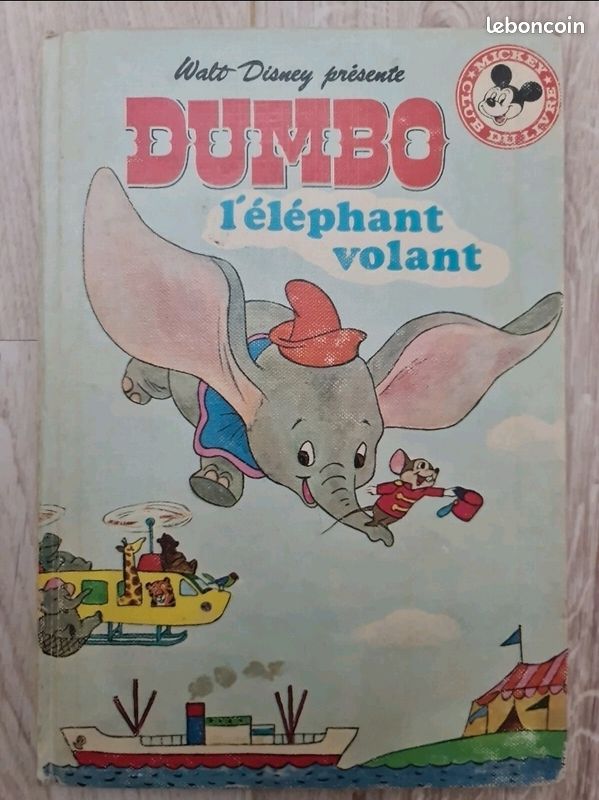 Walt Disney - Mickey club du livre - Dumbo l'éléphant volant 1976 (image 1)