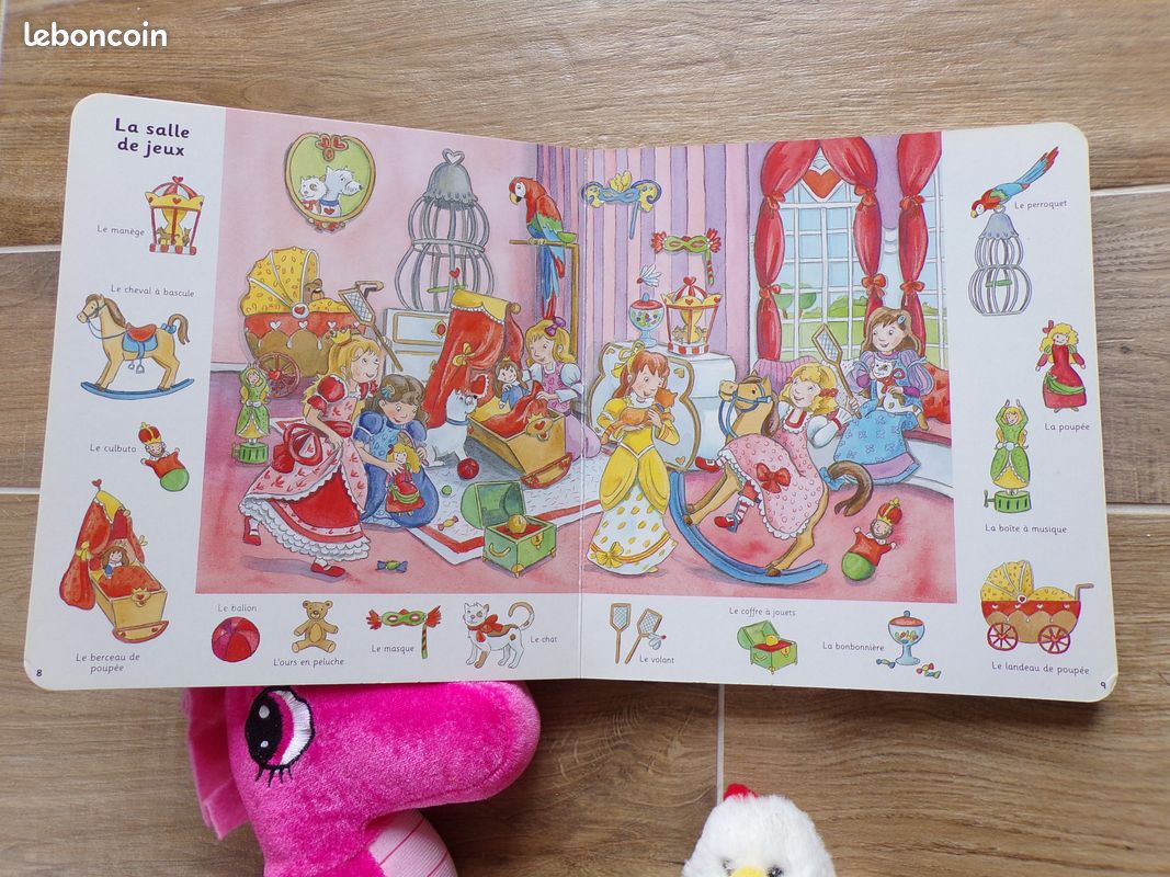 Lot de 2 livres premier âge - jeunes enfants et 2 peluches (image 5)