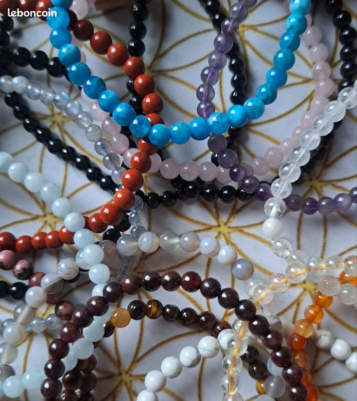 Bracelet pierre naturelle 4mm (image 7)