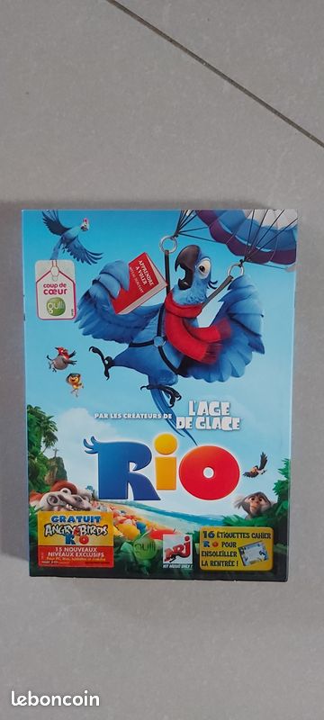 Rio DVD et 16 étiquettes cahier - DVD - Films